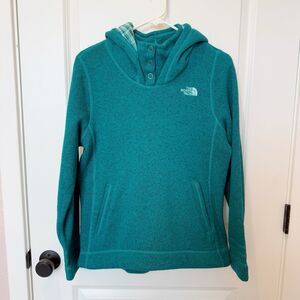 The North Face Womens Thick Hoodie Sweatshirt Sz Large Staple Comfort Outdoors
